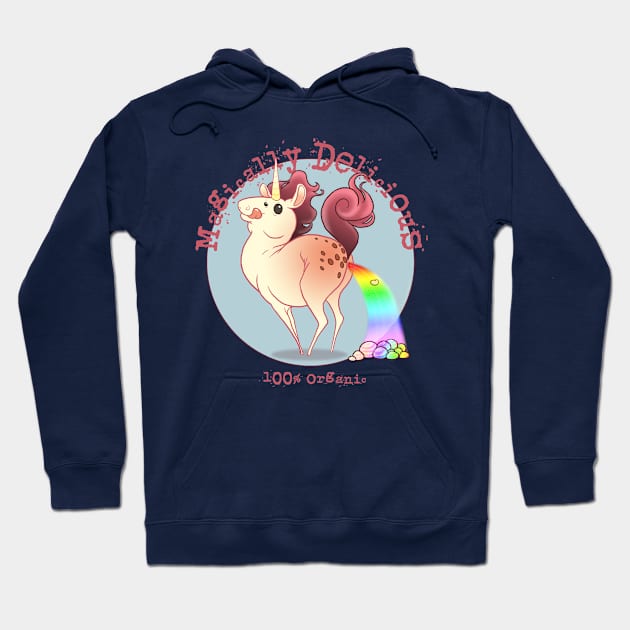 Magically Delicious (light text) Hoodie by charamath